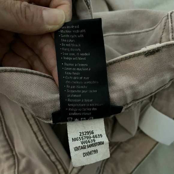 PAIGE Mens Light Brown Jeans  Size: 34 Straight Denim - Picture 6 of 10